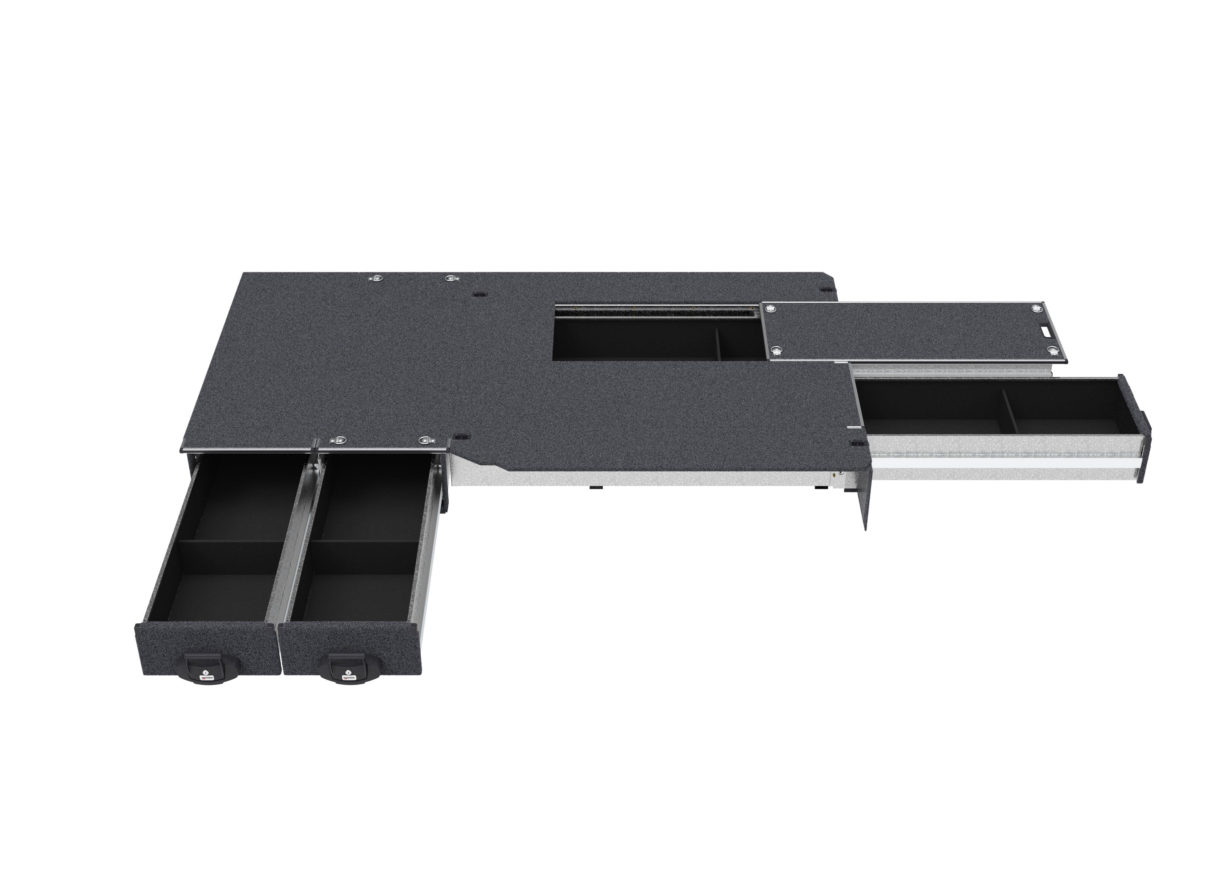 Drawer system for Toyota HiAce van | 4WD Interiors