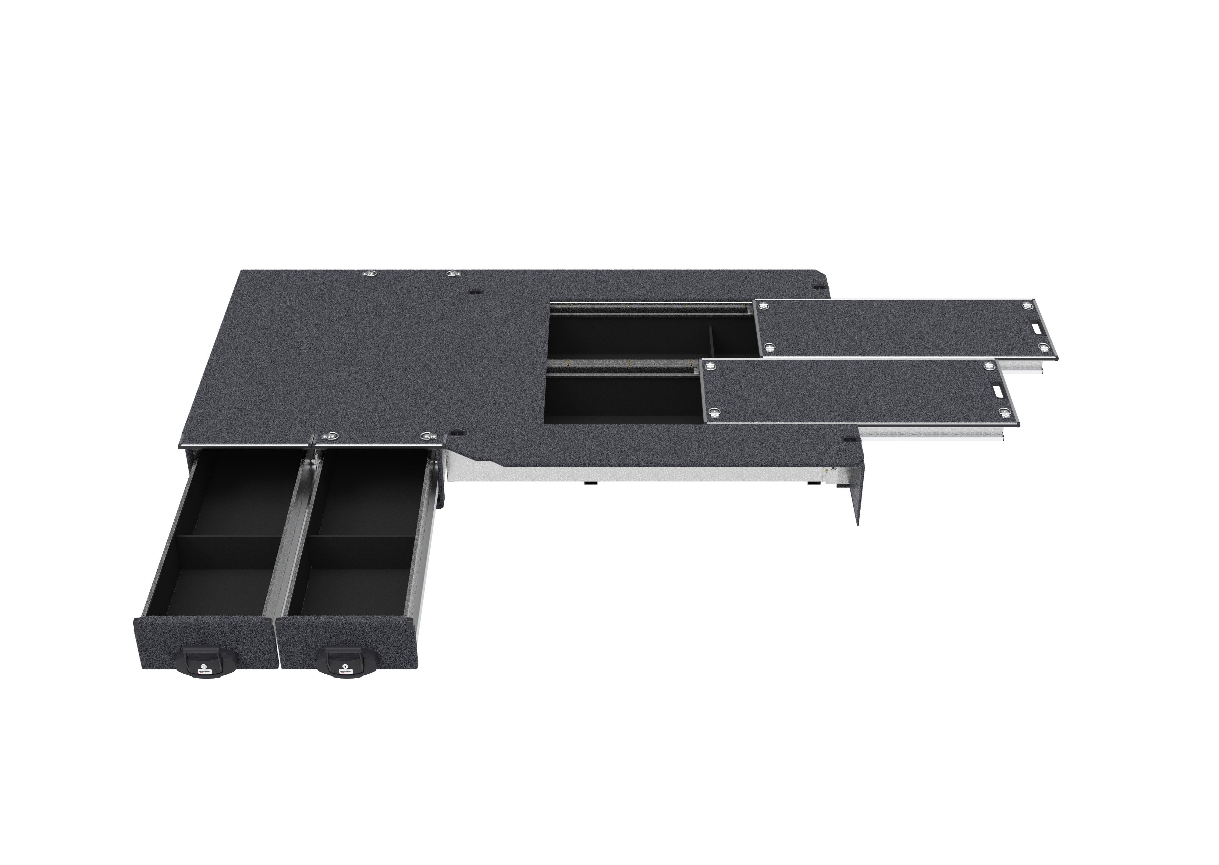 Dual Roller Drawer System for Toyota HiAce | 4WD Interiors