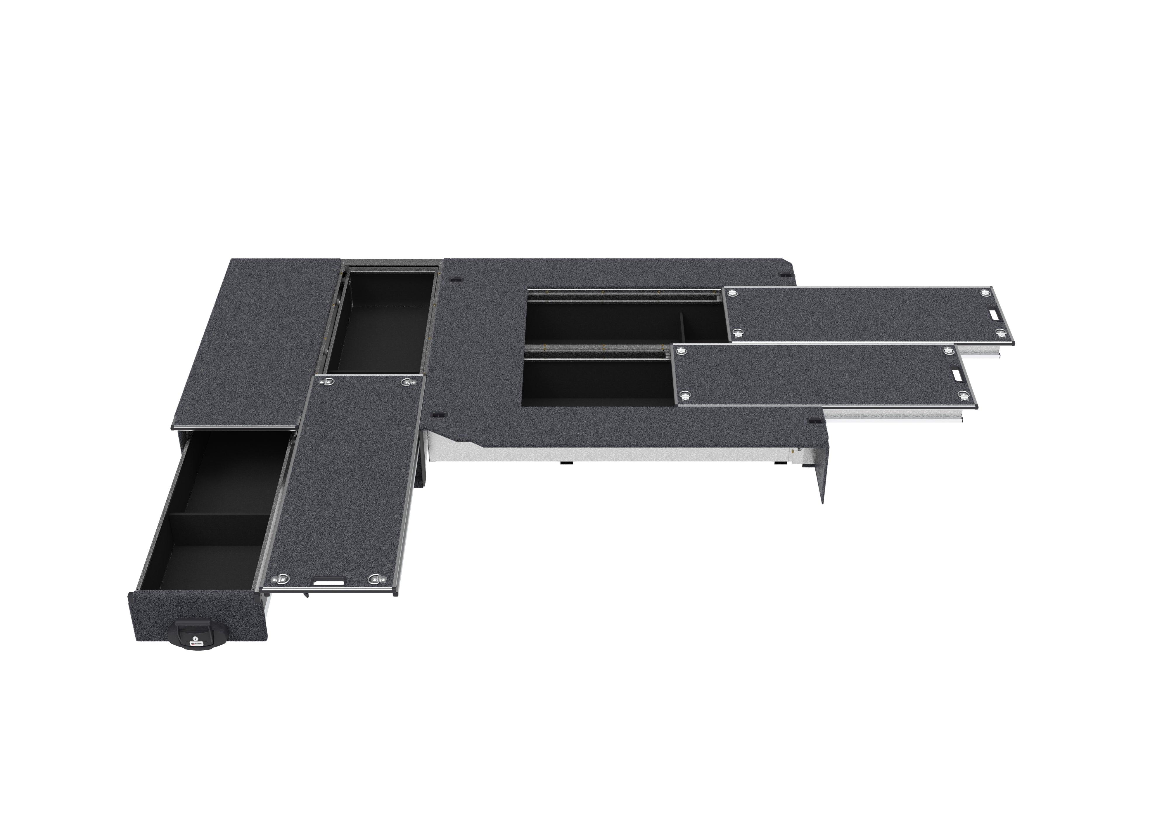 Drawer system for Toyota HiAce van | 4WD Interiors